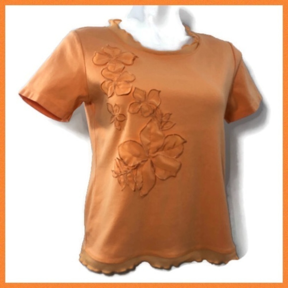 Karen Scott Sports Petite Embellished T-Shirt